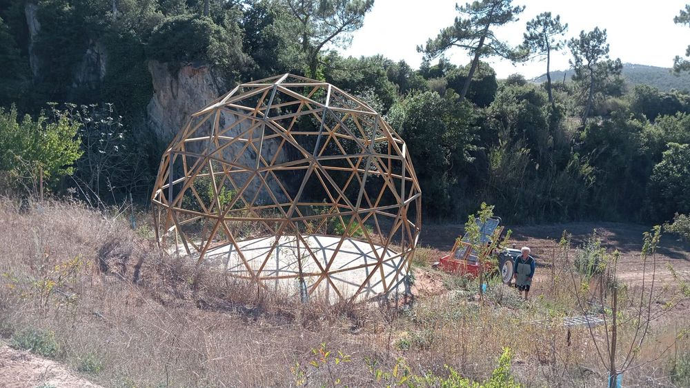 Dome Geodésica, vende-se estrutura 6 m de diâmetro 4.40 m de altura