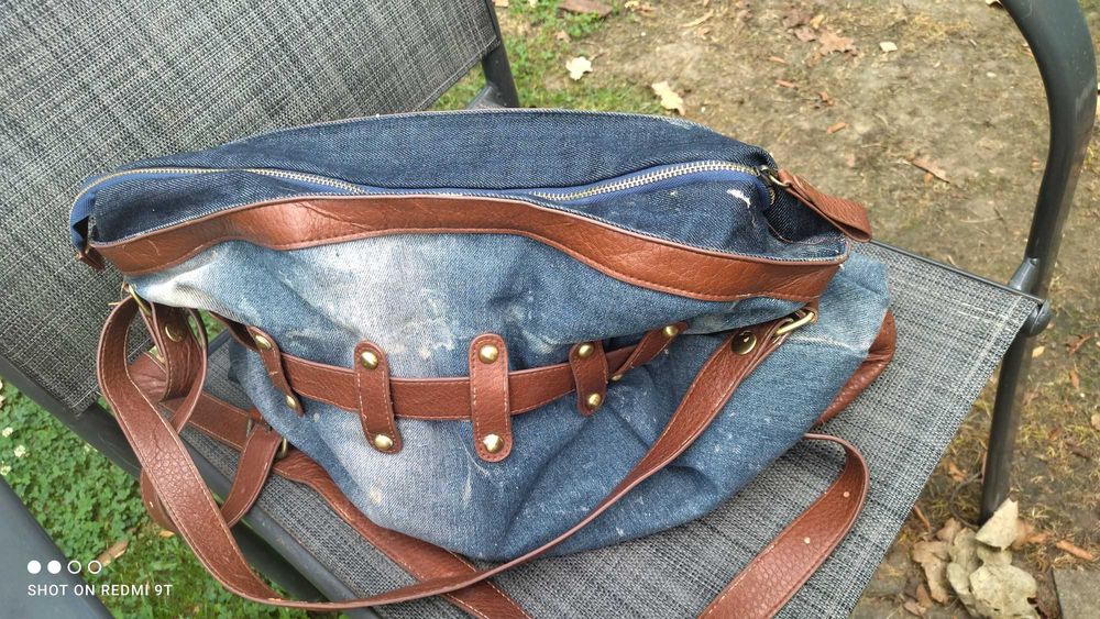 Torba,plecak z jeans
