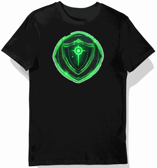 Koszulka męska czarna z motywem Aegis Dota 2 3XL