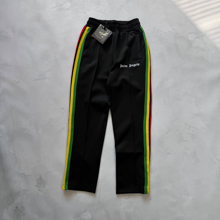 Штани Palm Angels rasta чорного кольору Палм