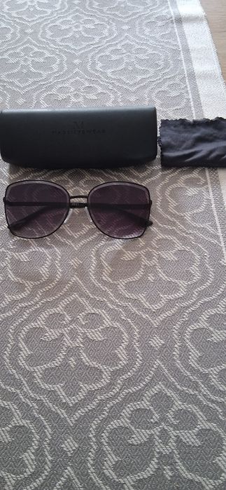 H&M  modne okulary przeciwsłoneczne + etui + ściereczka