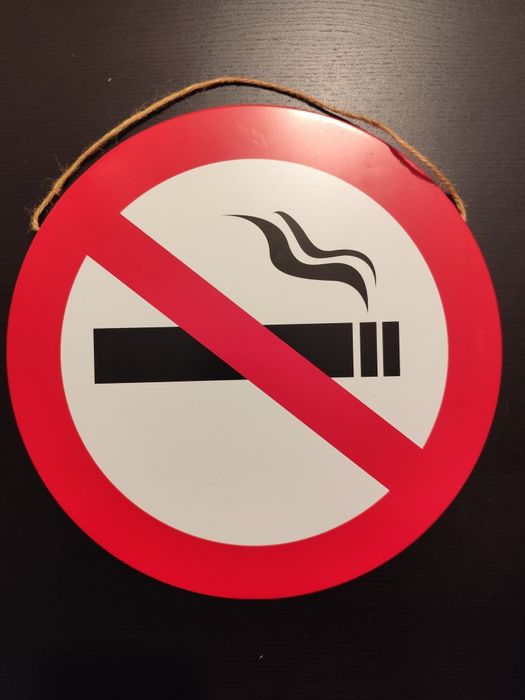 Sinal "proibido fumar"