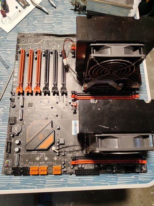 Zestaw x99 dual + 2x 2696v3 + chłodzenie + ...