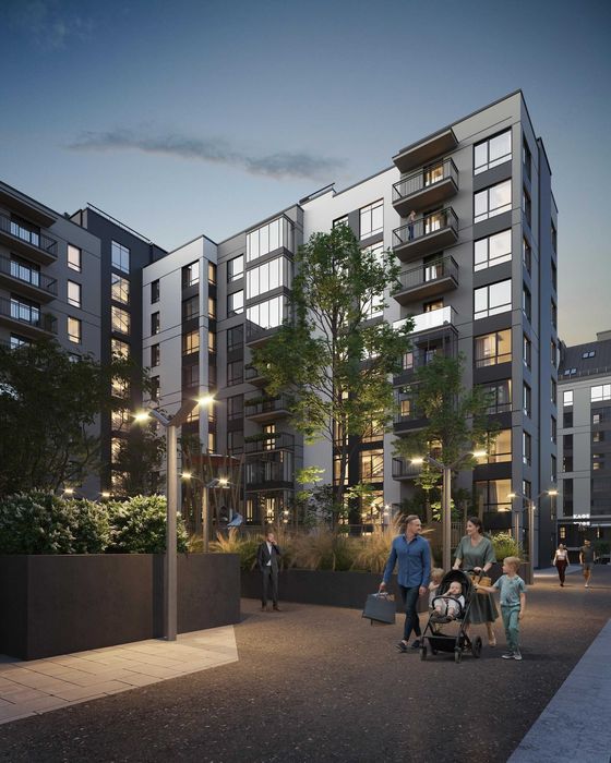 Квартира від ЖК "Park Residence" 2 черга %Двокімнатна 58кв.м