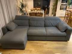 sofa IKEA Eskiltuna, 3 osob rozkładana z szezlągiem - dostawa gratis