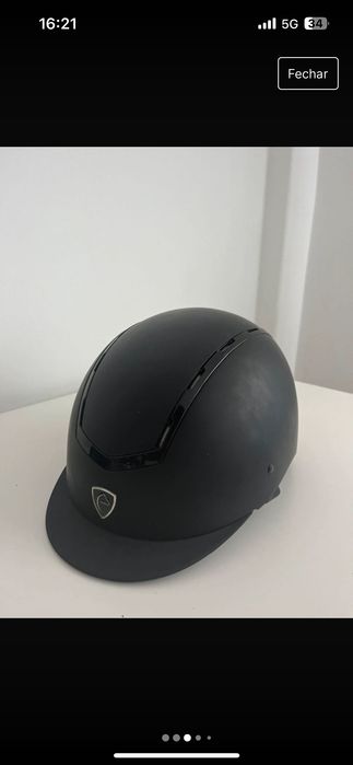Toque equitheme preto