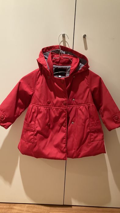 Parka Jacadi vermelha, menina, 36 meses