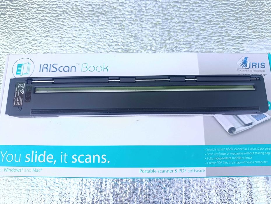 Протяжний портативний Сканер Iris IRISCan Book 5 White (458739)  + Карта памяти microSD