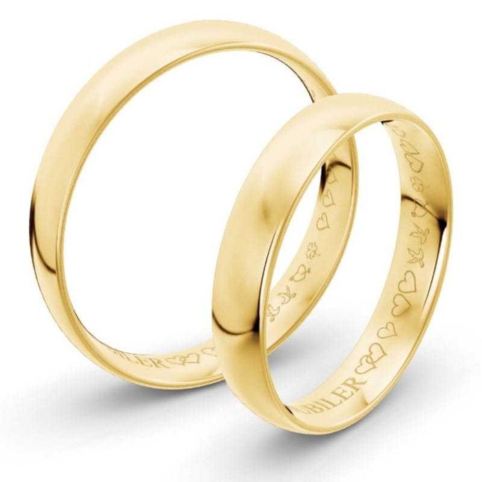 Obrączki ślubne złote 585 AJubiler