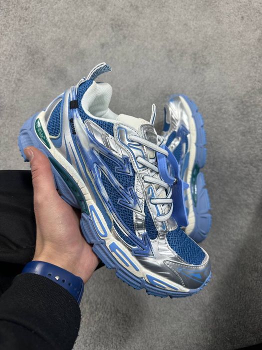 40-45 р кросівки Off White Be Right Back Blue