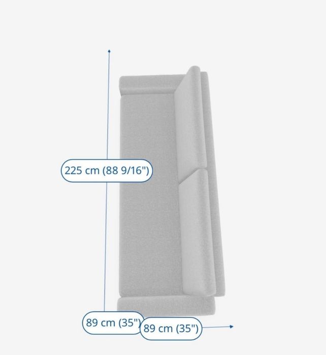 Sofa kanapa Ikea Grälviken rozkładany