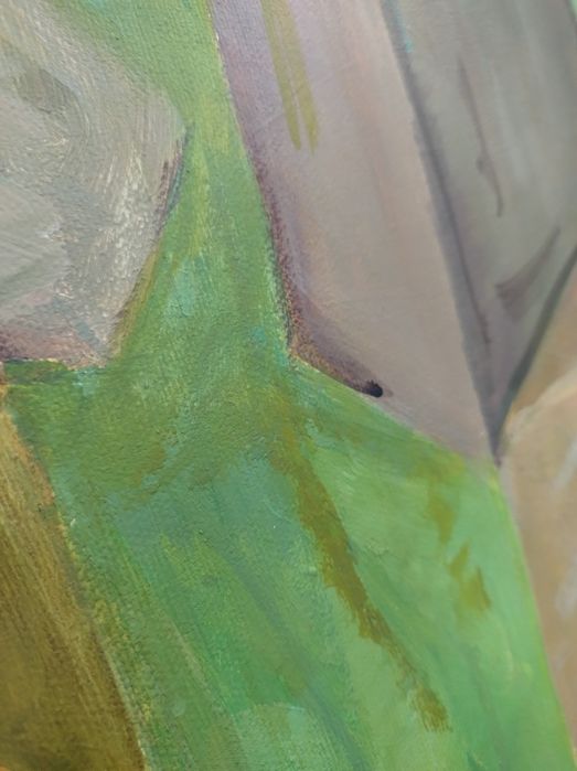 Obraz na płótnie."Manekin krawiecki". Akryl