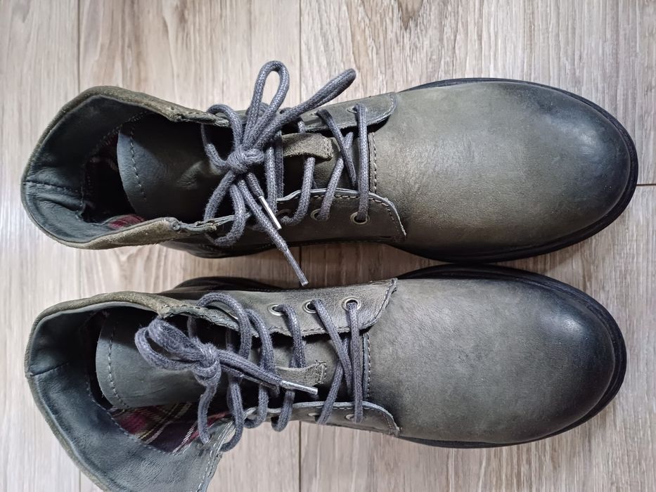 Męskie skórzane trzewiki Fernando Strappa rozm 40.