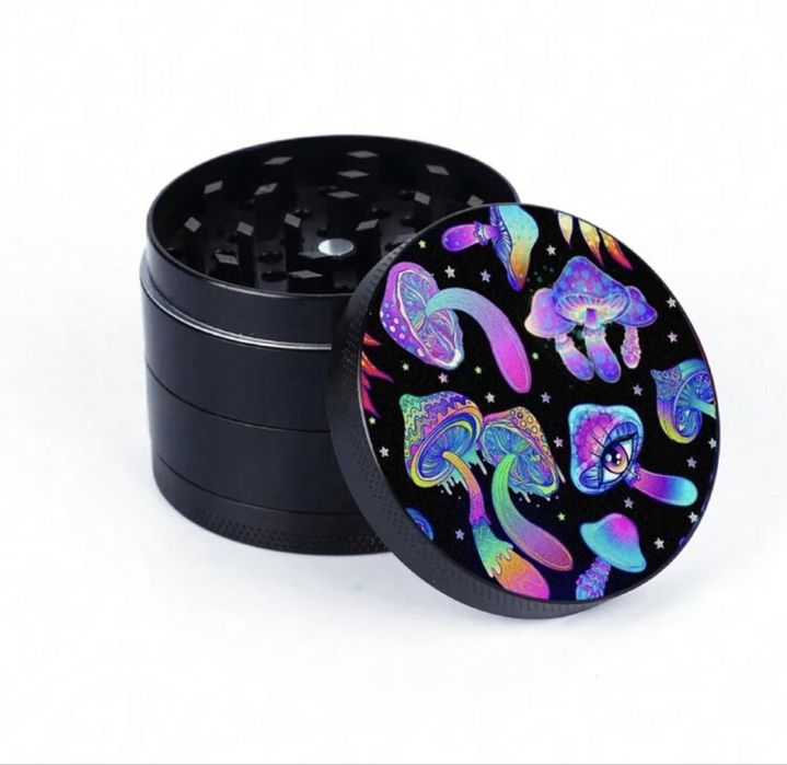Conjunto Cogumelos (Tabuleiro e Grinder
