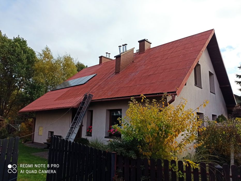 Malowanie dachów i elewacji