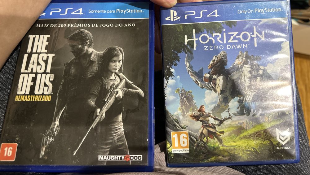 The Last Of Us Remastered e Horizon Zero Dawn