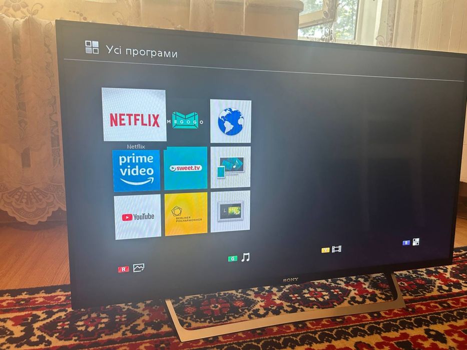 Телевізор Sony 43”, 4K, WiFi, SmartTV, T2