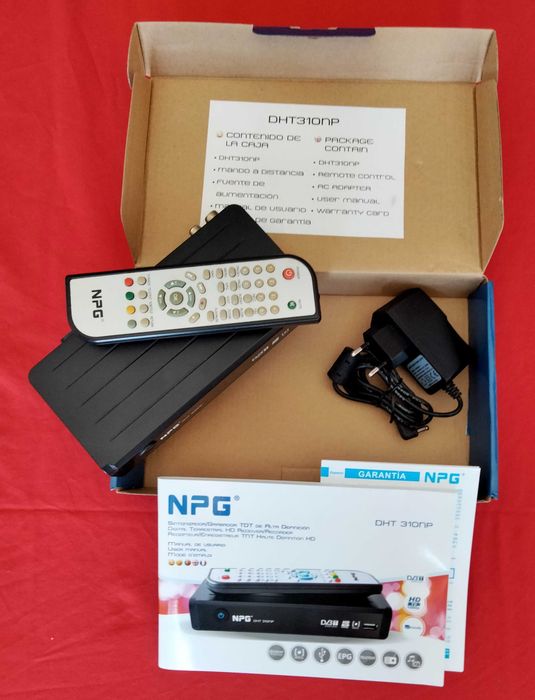 TDT sintonizador gravador de alta definição NPG-DHT 310NP