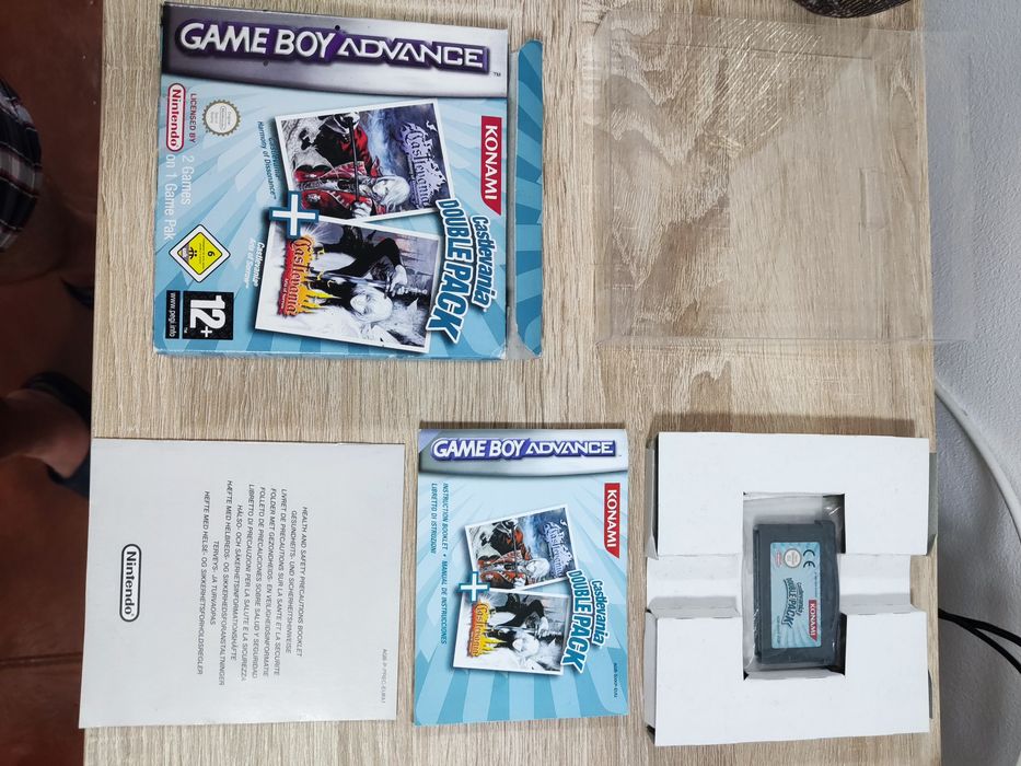 Pack duplo Castlevania game Boy advance CIB original completo