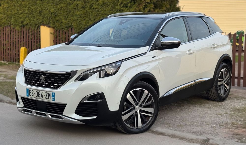 Peugeot 3008 *2.0/180KM*Automat*GT Line*Panorama*Biała perła*Bogate wyposażenie*