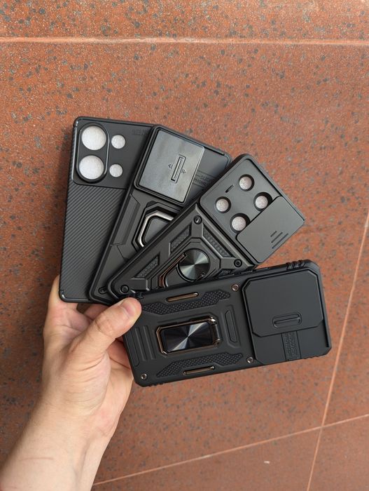 Xiaomi Redmi NOTE 13 Pro 4G любая модель Противоударный чехол с кольцо