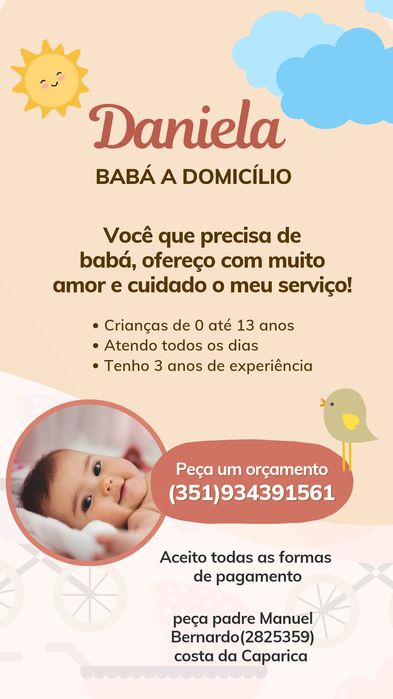 Cuidadora de criança e jovens