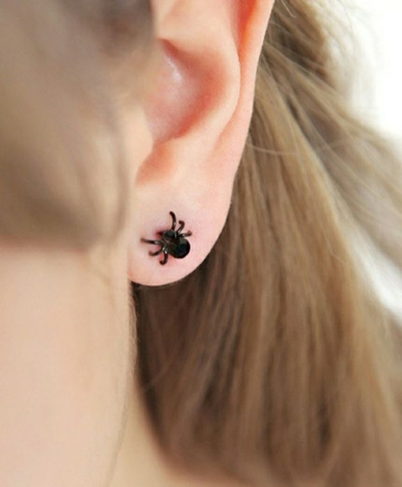 Brincos Aranha Mini.