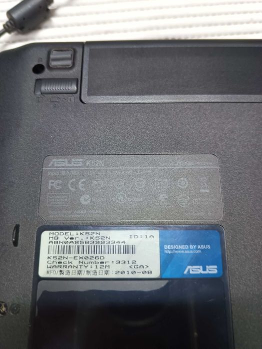 Vendo Notebook Asus K52N recondicionado e upgrade