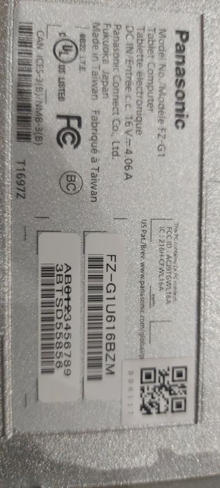 Продам тактичний планшет Панасонік ToughPad FZ-G1