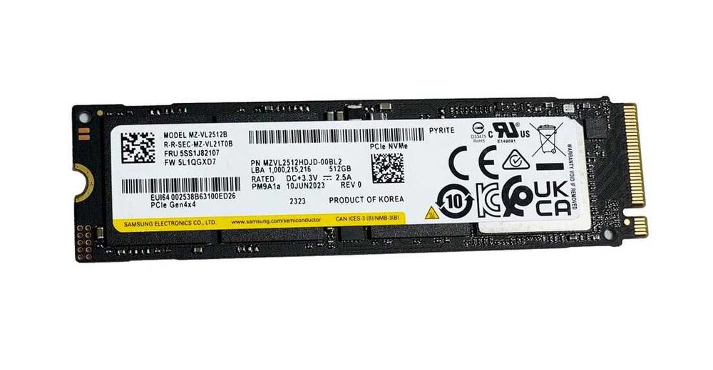 512Gb Samsung PM9A1 NVMe PCIe M.2 2280 Gen4x4 (980 Pro) SSD