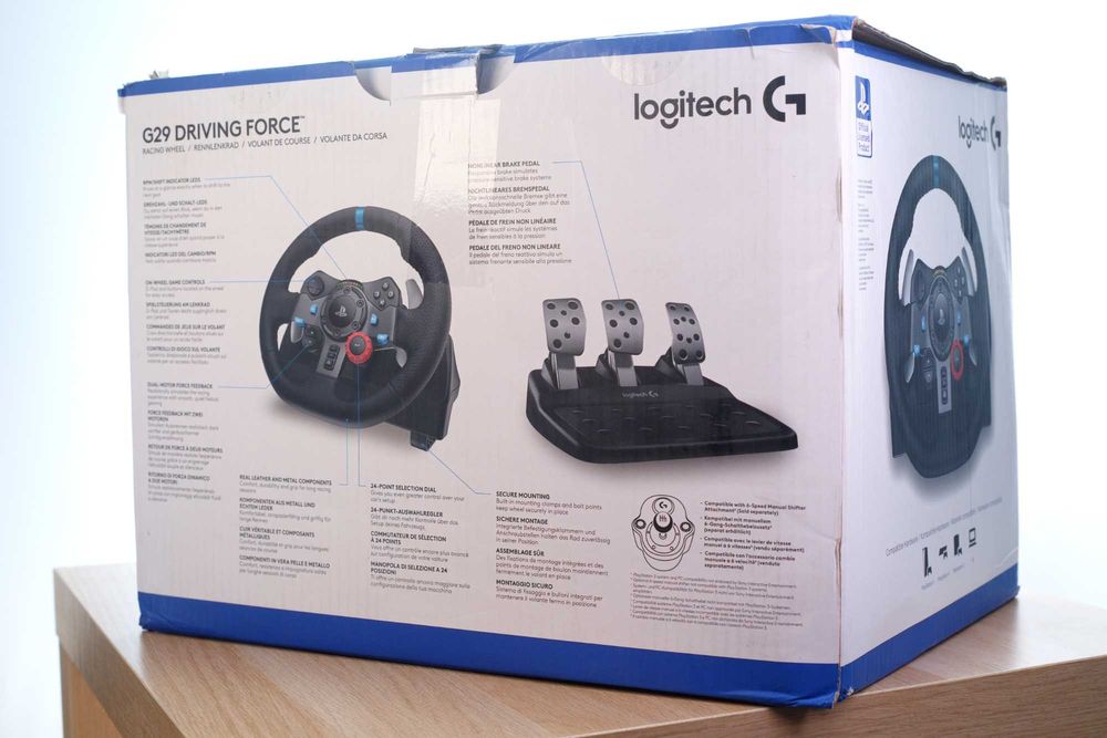 Volante Logitech G29 com pedais + Shifter (novos)