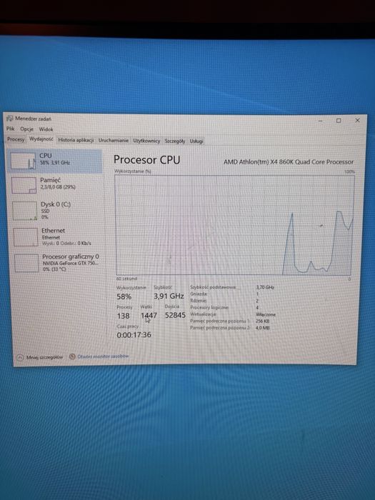 Komputer z monitorem