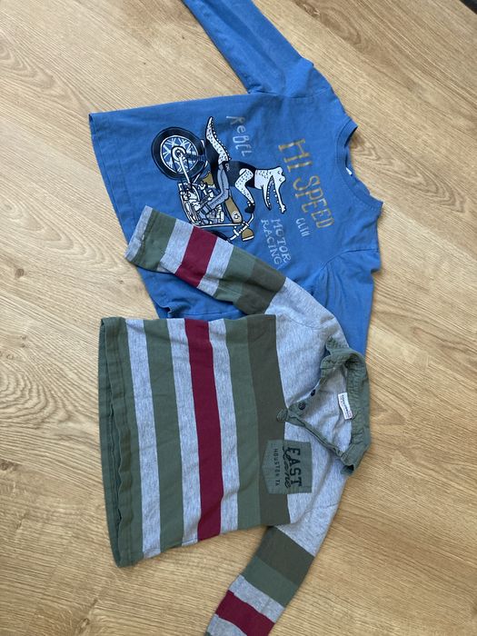 2 bluzki z długim rękawem 104 Coccodrillo