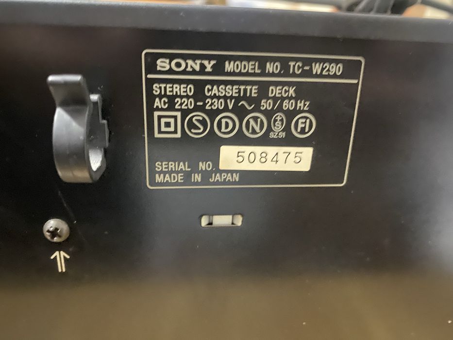 Sony TC w 290 super silencioso