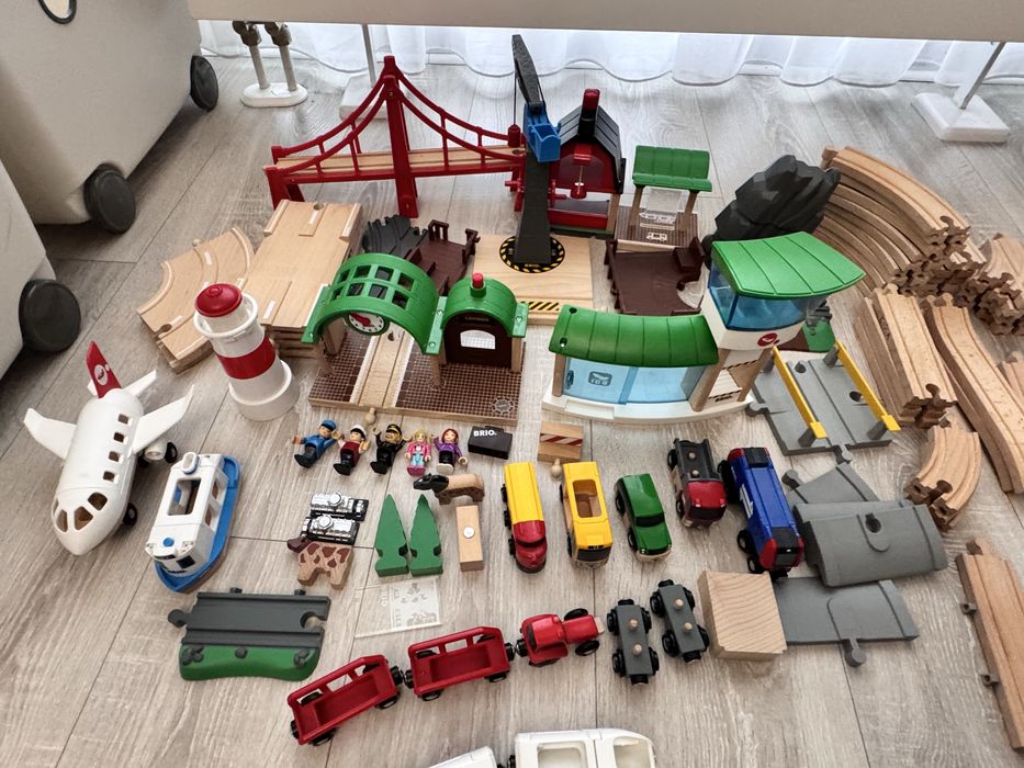 BRIO 33766 Drewnina Kolejka Delixe - Wielki zestaw Tory