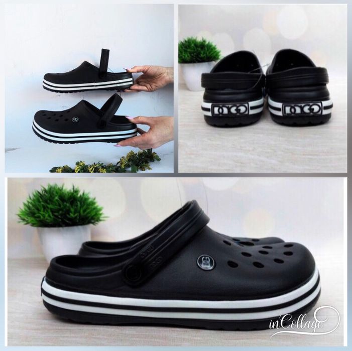 Скидка! Мужские 36-46p крокси/чоловічі сабо/crocs/шлепанци/сланци
