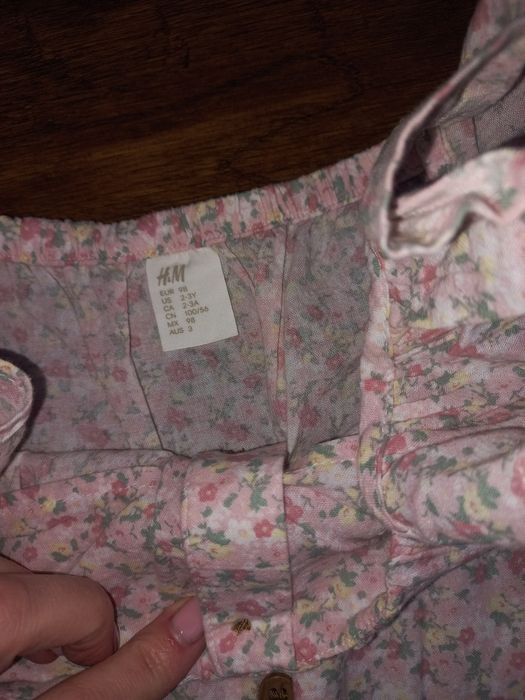 Фирменный легкий комбинезон ромпер HiM на девочку 2-3 года