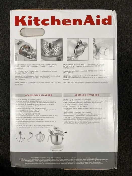 Кухонна машина (Планетарний міксер) KitchenAid Professional 6,9л 5KSM7990XEER Нова!