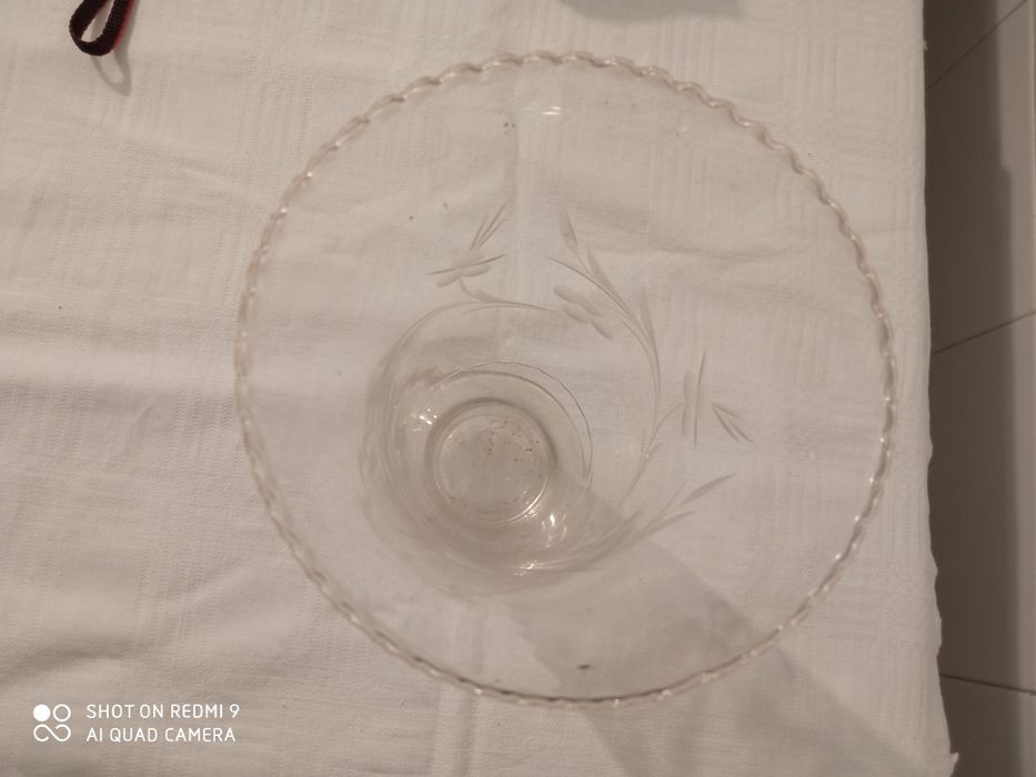 Jarra antiga vidro 20 cm