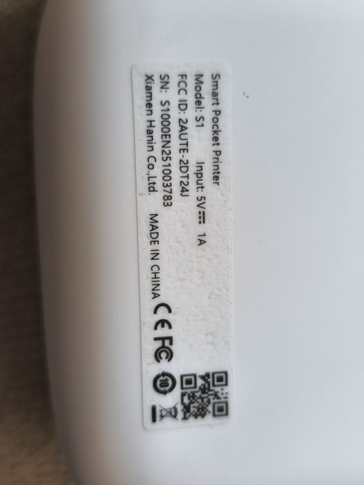 Портативний термопринтер наліпок