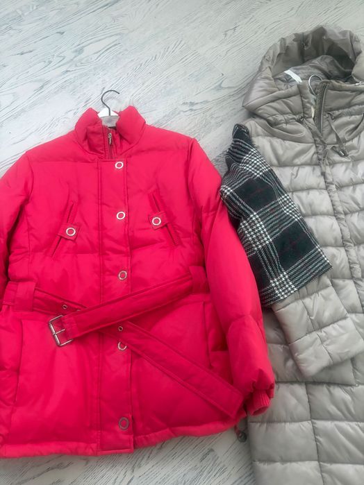 Куртка-пуховик і пальто на синто поні