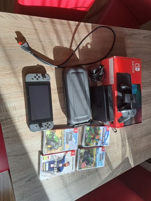 Nintendo switch + gry w zestawie