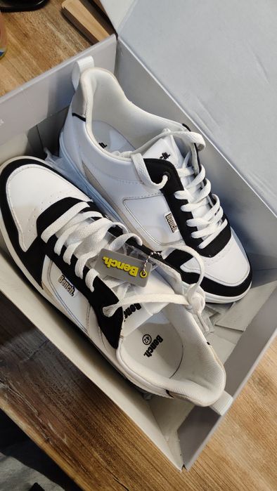 Sneakersy Bench Biało czarne, rozmiar 42 NOWE