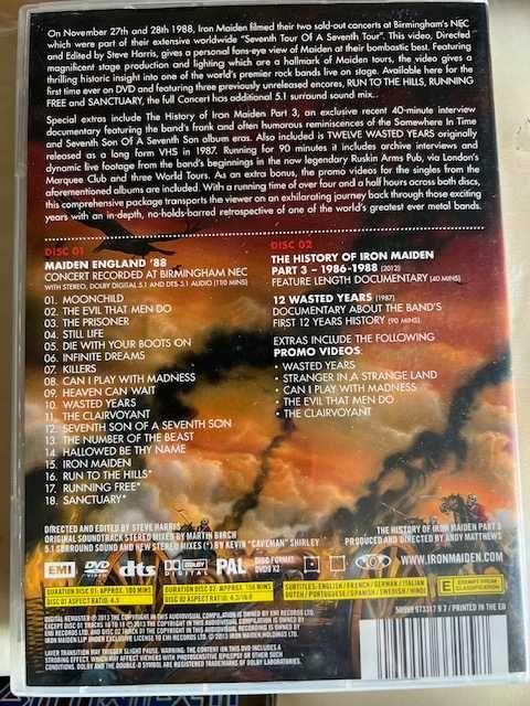 Iron Maiden: Maiden England 88 Live Concert 2 DVDs