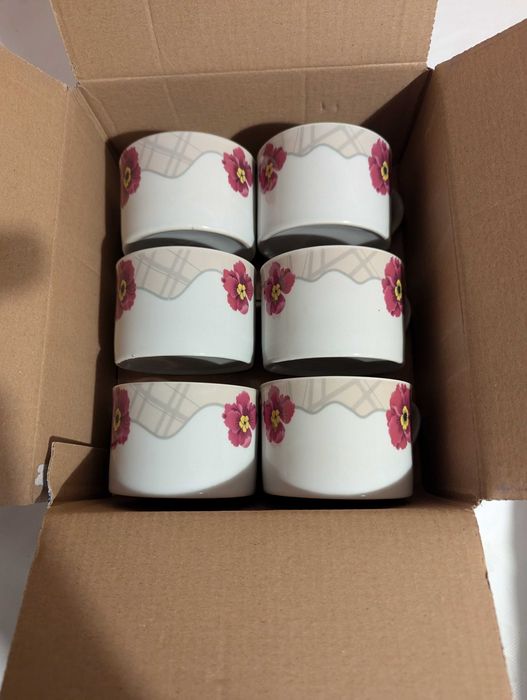 Filiżanki nowe porcelanowe poj. 0,2 l. - 6 szt. kpl.