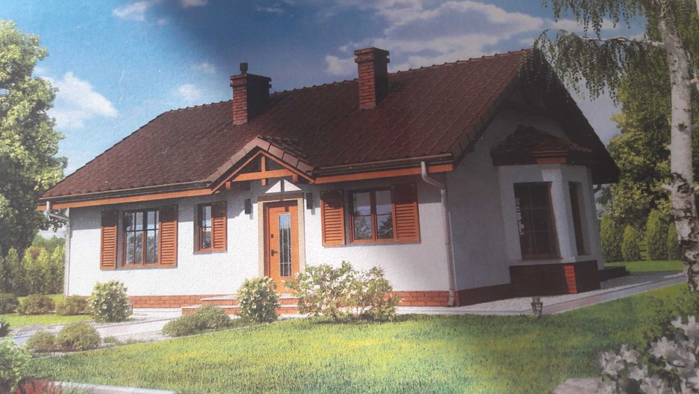 Projekt domu taniego w budowie