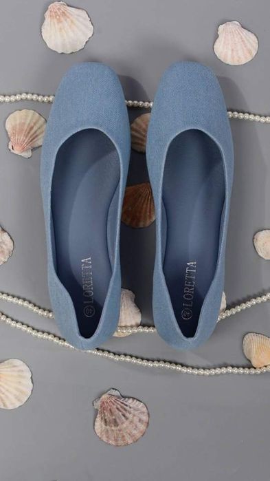 Жіночі джинсові балетки