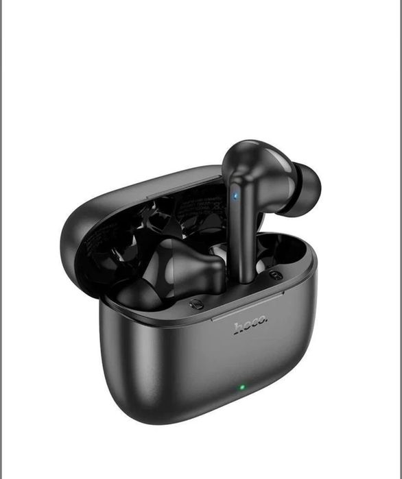 Bluetooth гарнітура BT Hoco EQ2 TWS V5.3 black ,сенсорні з кейсом