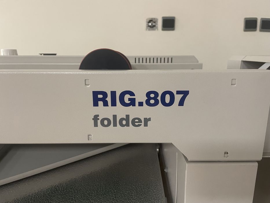 RIG-807 folder - Máquina de dobrar