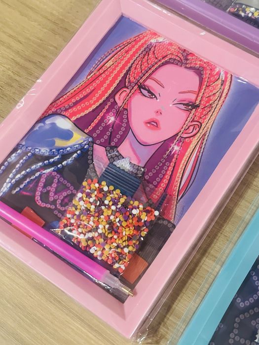 Zestaw diamond painting Kpop Demon Hunters wyklejanka diamentowa